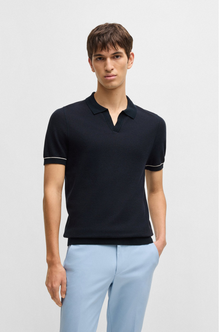 Поло Regular fit для чоловіків (479327), колір Синій - №2