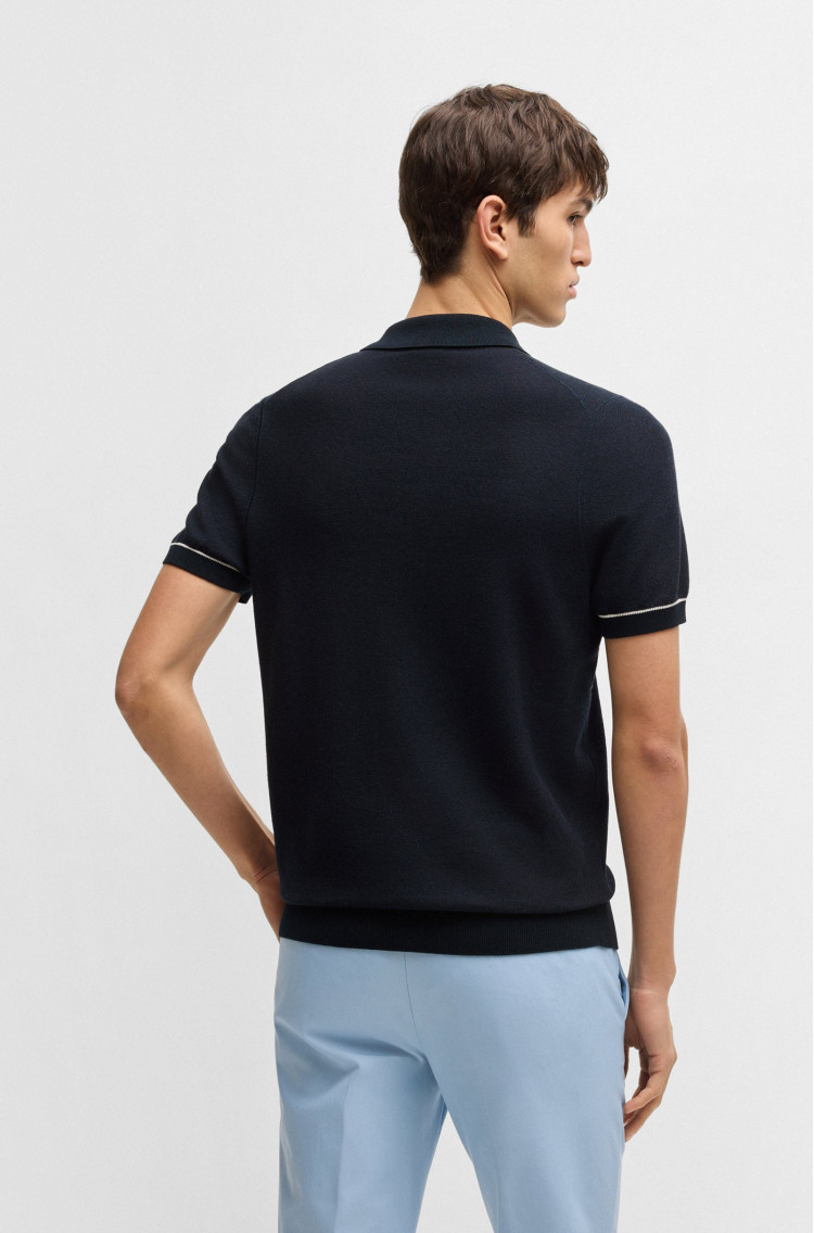 Поло Regular fit для чоловіків (479327), колір Синій - №4