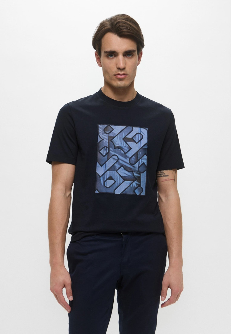 Футболка Regular fit для мужчин (479333), цвет Синий - №2