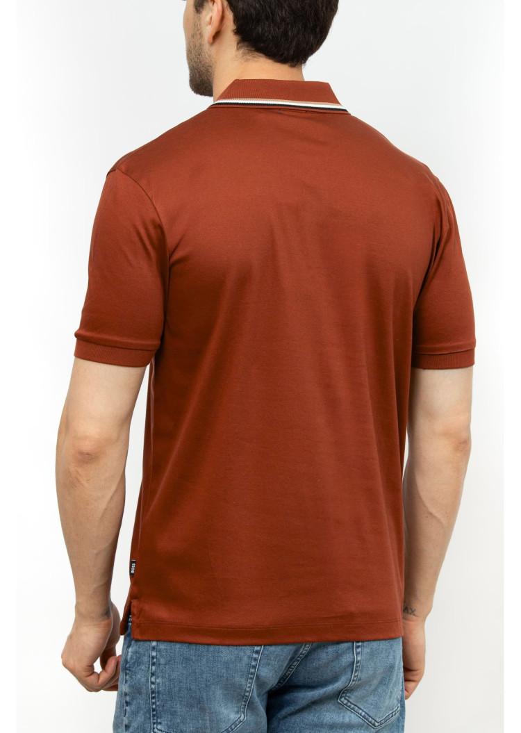 Поло Slim Fit для чоловіків (479335), колір Помаранчевий - №3