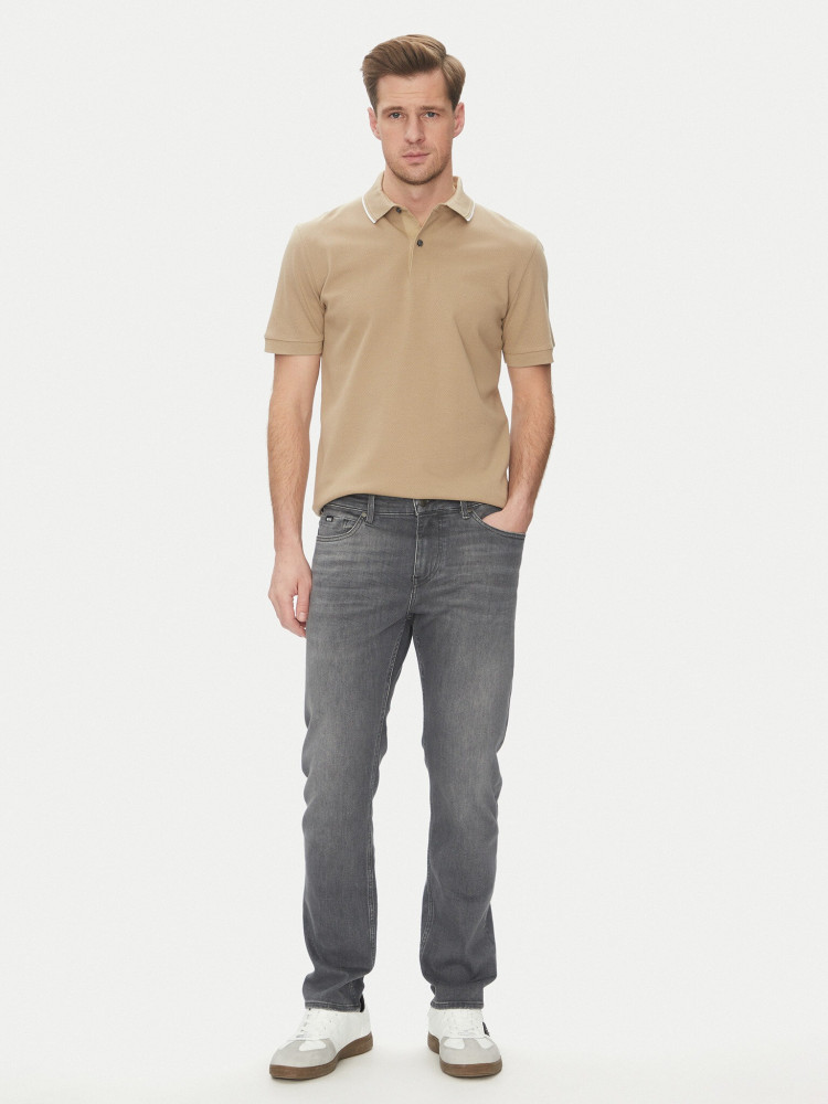 Поло Regular fit для чоловіків (479338), колір Бежевий - №3