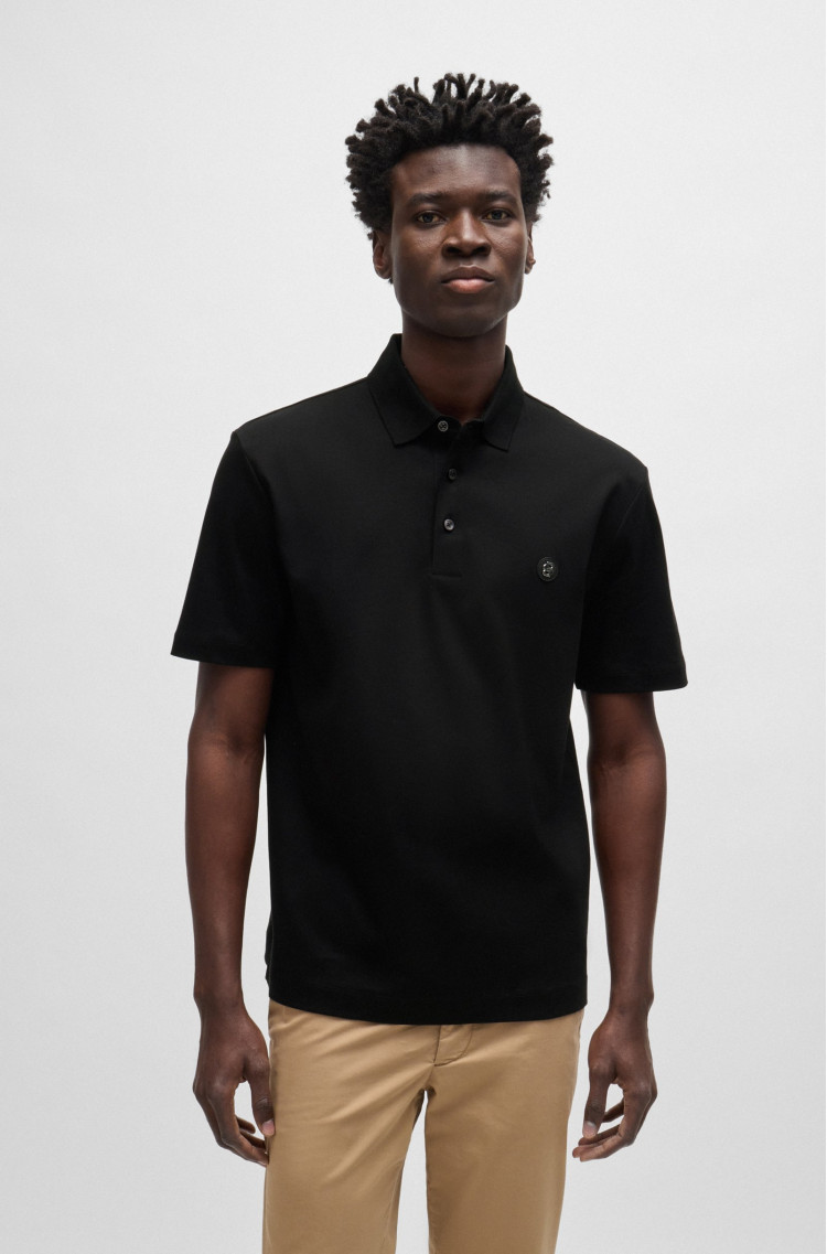 Поло Regular Fit для мужчин (479339), цвет Черный - №2