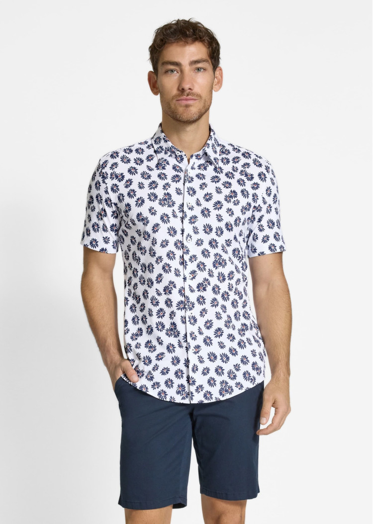 Сорочка повсякденна з коротким рукавом Slim Fit — фото 2