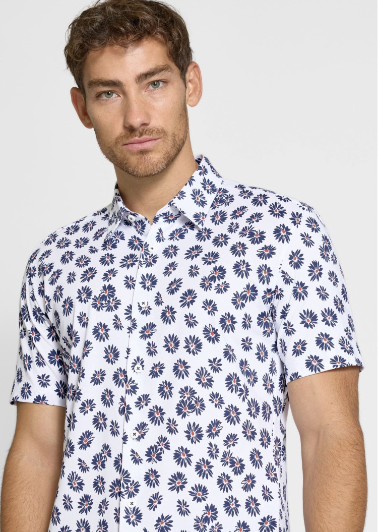 Сорочка повсякденна з коротким рукавом Slim Fit — фото 5