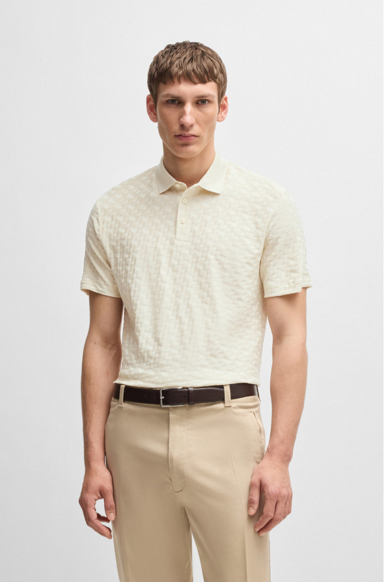 Поло Regular Fit для мужчин (479352), цвет Молочный - №2