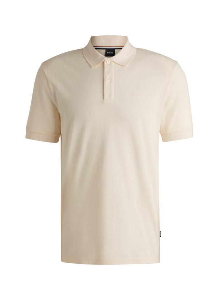 Поло Regular fit для чоловіків (479354), колір Молочний - №1