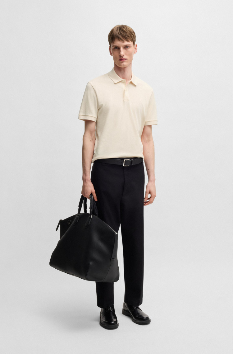Поло Regular fit для чоловіків (479354), колір Молочний - №3