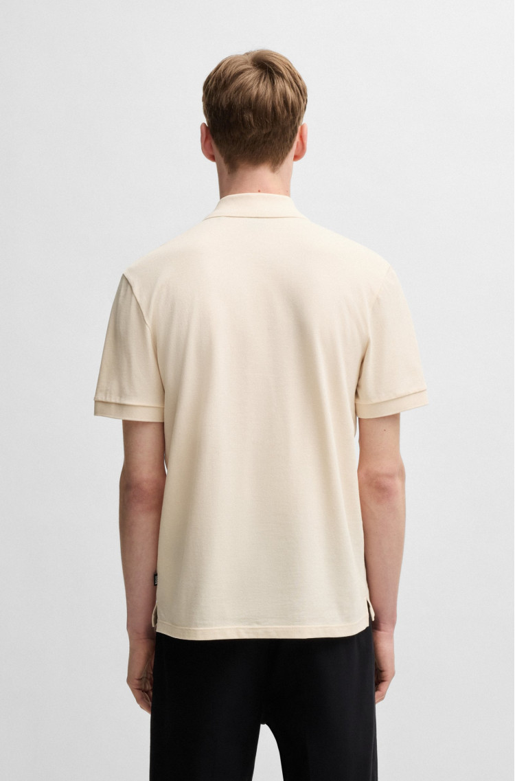 Поло Regular fit для чоловіків (479354), колір Молочний - №4