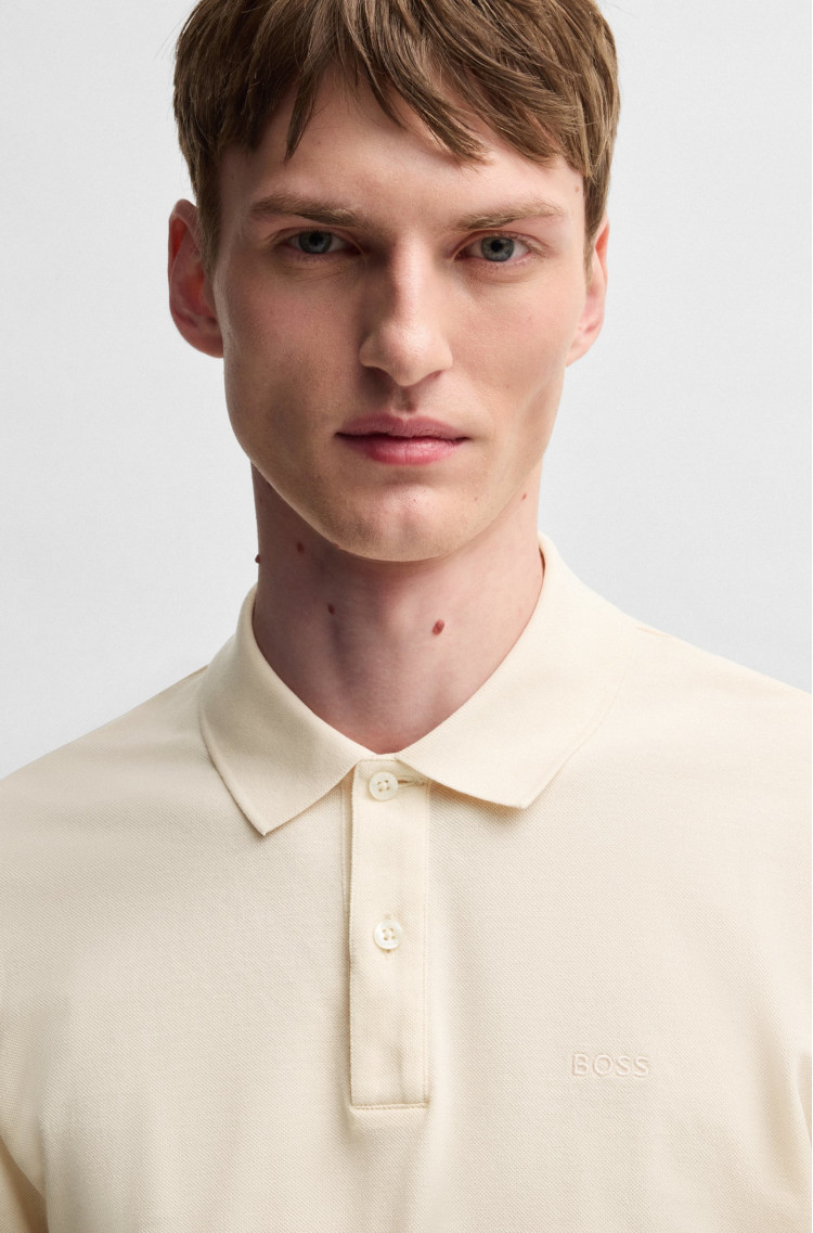 Поло Regular Fit для мужчин (479354), цвет Молочный - №5