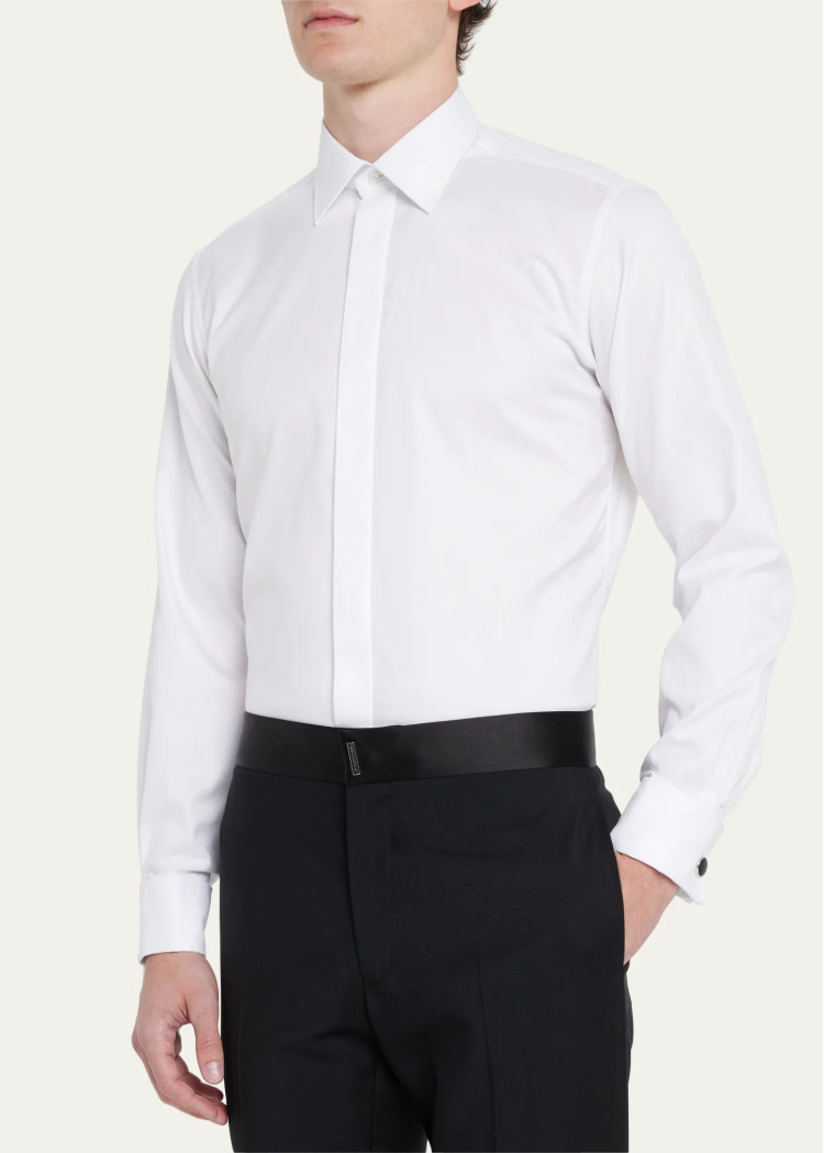 Сорочка деловая Relaxed Fit для мужчин (479361), цвет Белый - №2