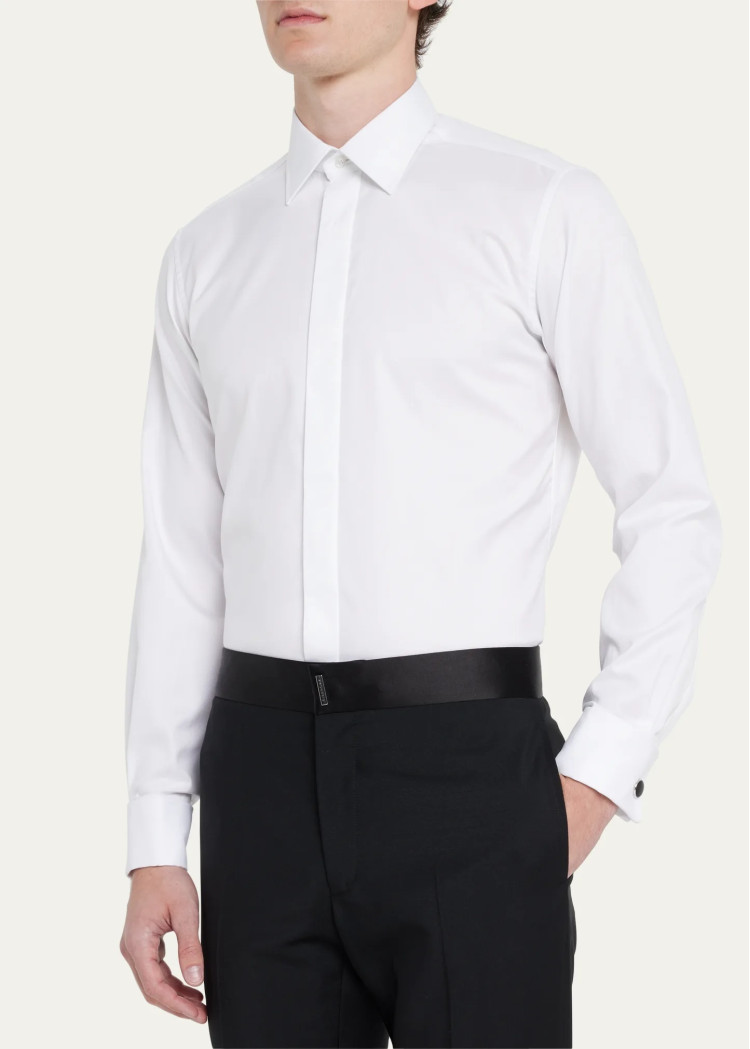 Сорочка деловая Relaxed Fit для мужчин (479361), цвет Белый - №2