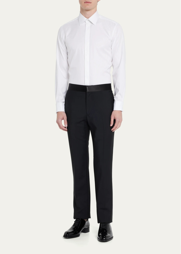 Сорочка деловая Relaxed Fit для мужчин (479361), цвет Белый - №3