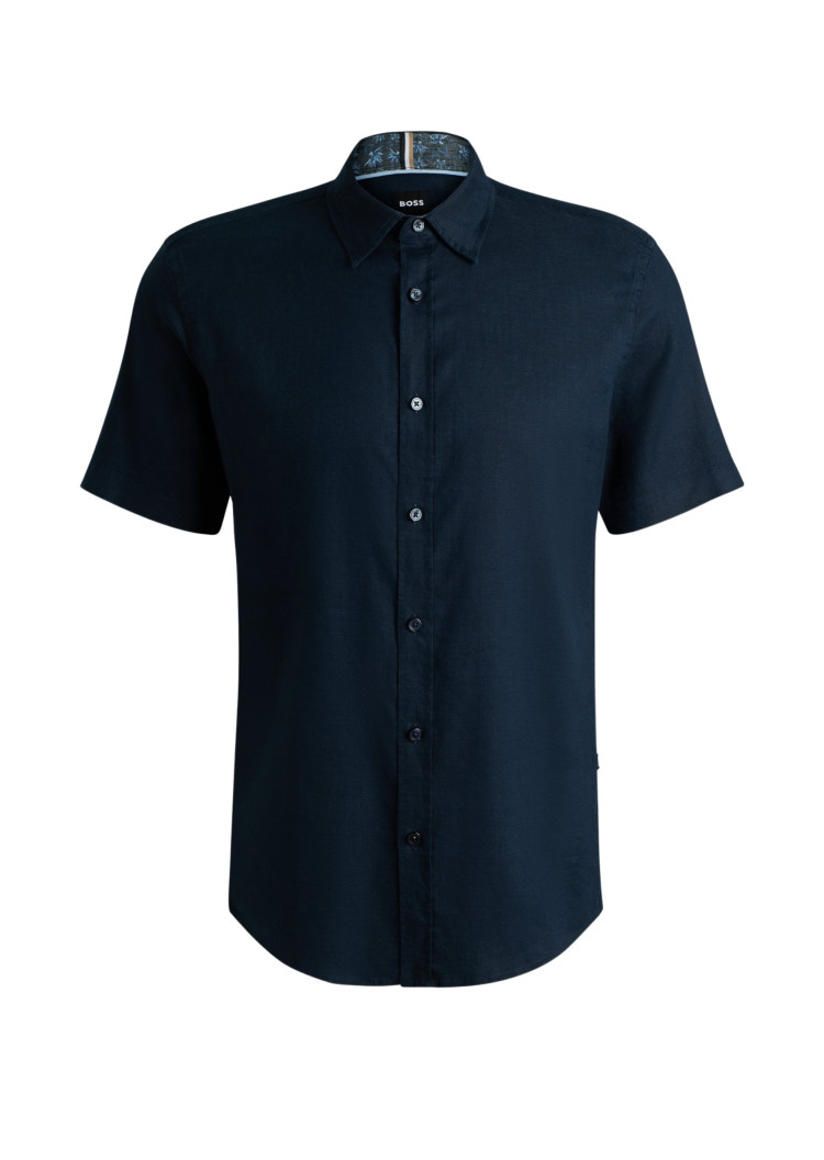 Сорочка повсякденна з коротким рукавом Slim Fit
