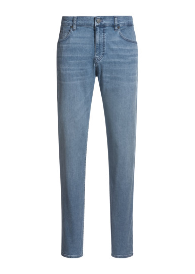 Джинсы Regular Regular Fit: классический крой, средняя свобода движений.