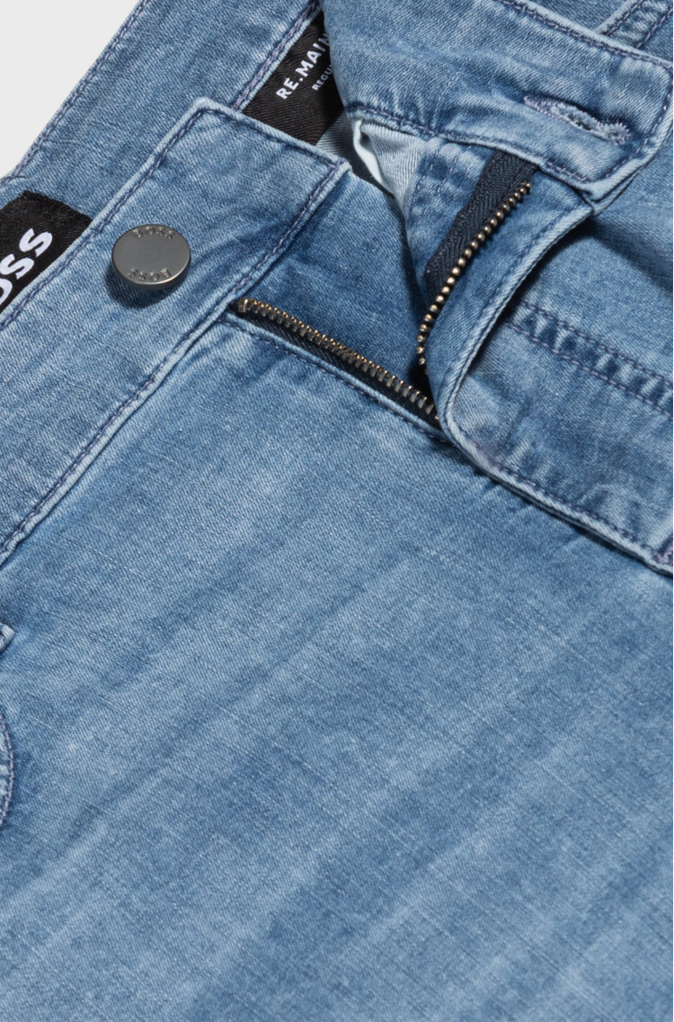 Джинси Regular Regular Fit для чоловіків (479373), колір Синій - №6