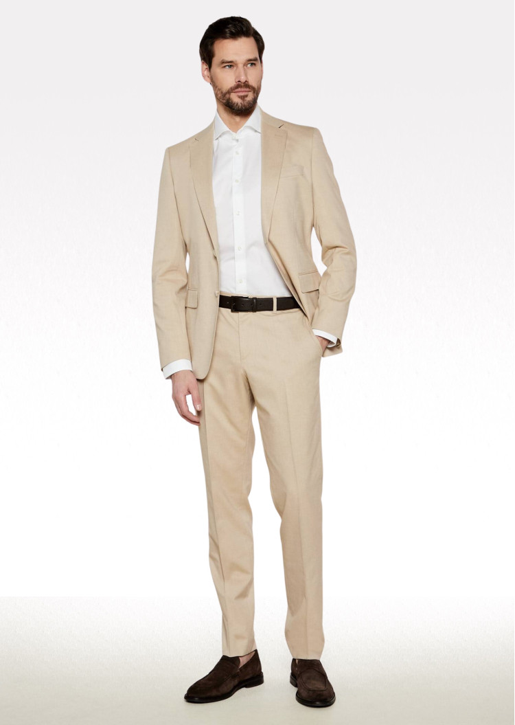 сорочка ділова Slim fit для чоловіків (479378), колір Білий - №2