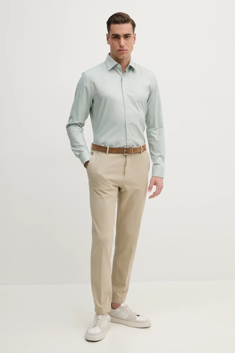 Брюки chinos Regular fit Средняя для мужчин (479379), цвет Бежевый - №2