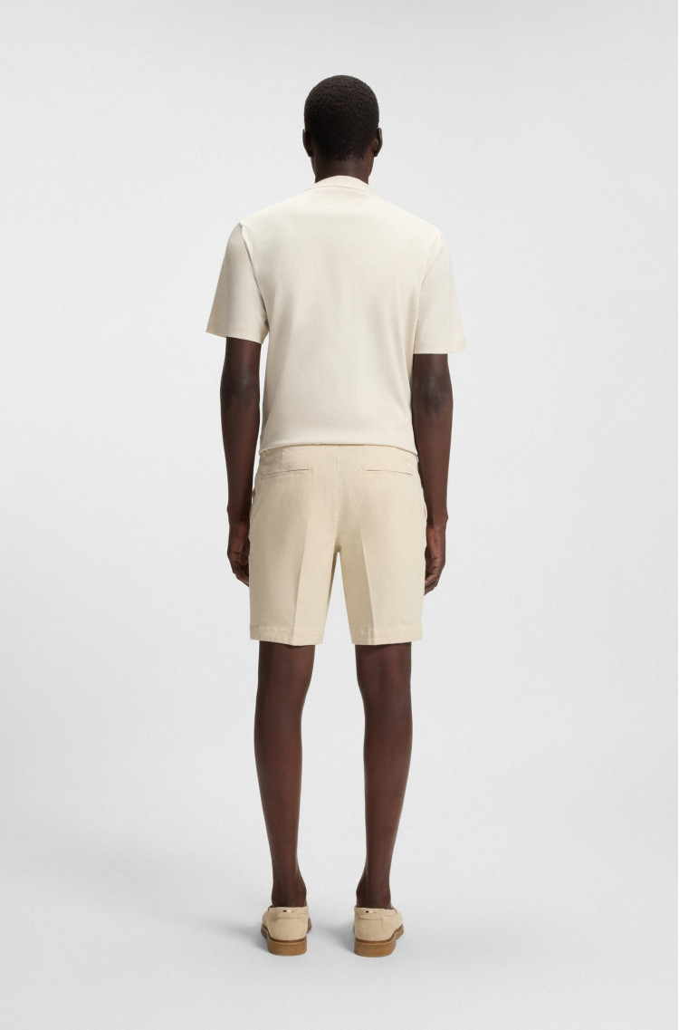 Шорти Slim fit для чоловіків (479382), колір Бежевий - №4