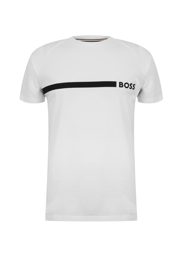Футболка пляжна Slim fit для чоловіків (479443), колір Білий - №1