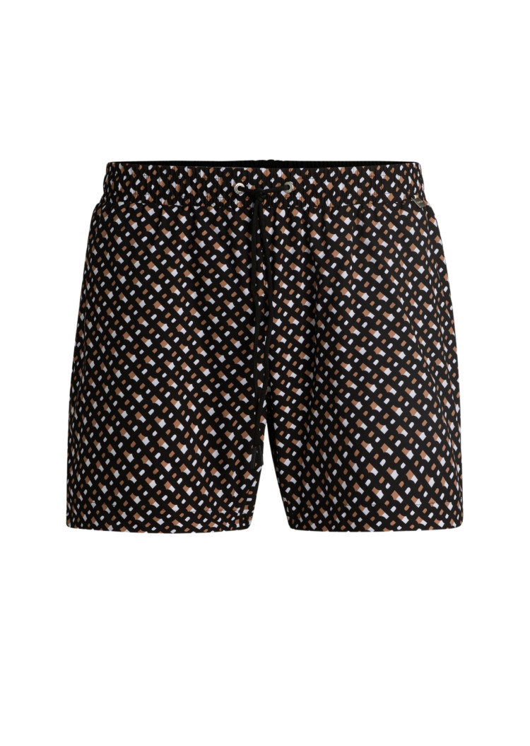 Шорти Slim fit для чоловіків (479449), колір Чорний - №1