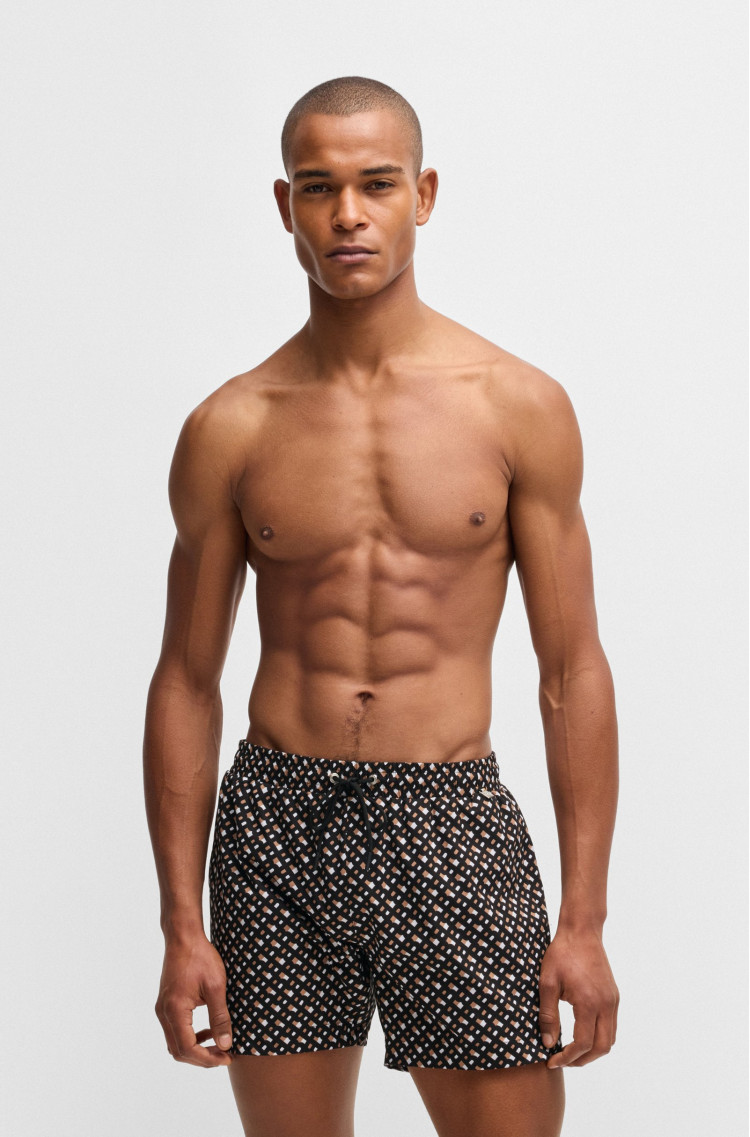 Шорти Slim fit для чоловіків (479449), колір Чорний - №3