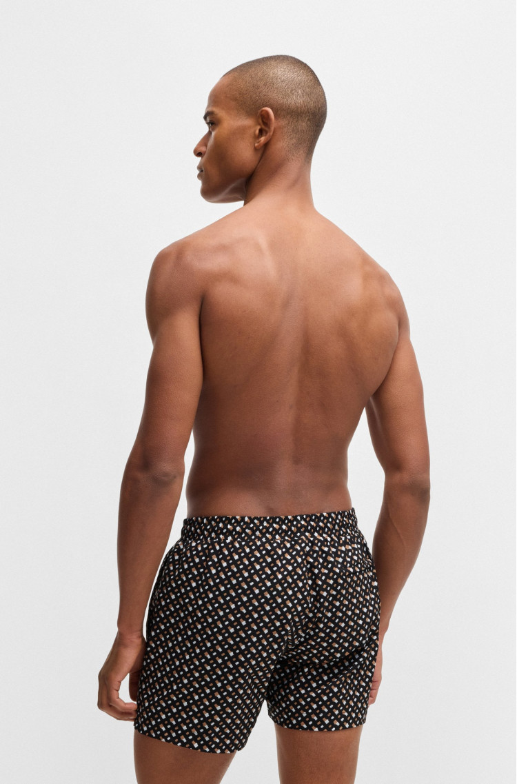 Шорти Slim fit для чоловіків (479449), колір Чорний - №4