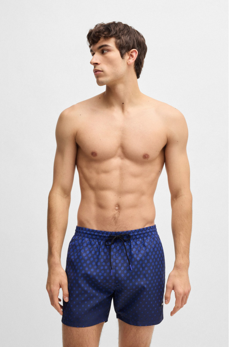 Шорти Slim fit для чоловіків (479451), колір Синій - №2