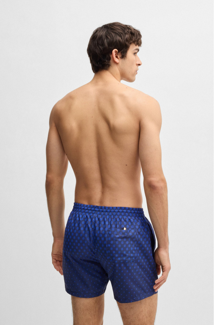 Шорти Slim fit для чоловіків (479451), колір Синій - №3