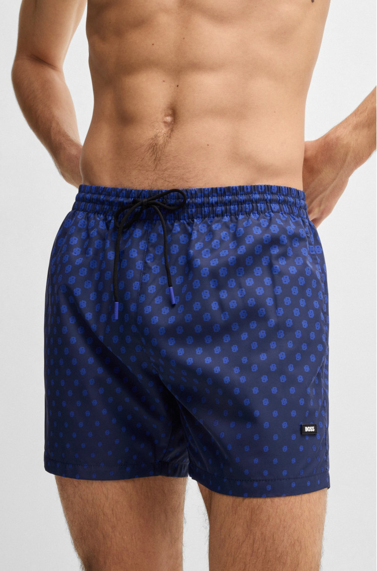 Шорти Slim fit для чоловіків (479451), колір Синій - №4