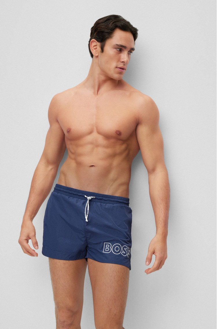 Шорти Slim fit для чоловіків (479463), колір Синій - №2