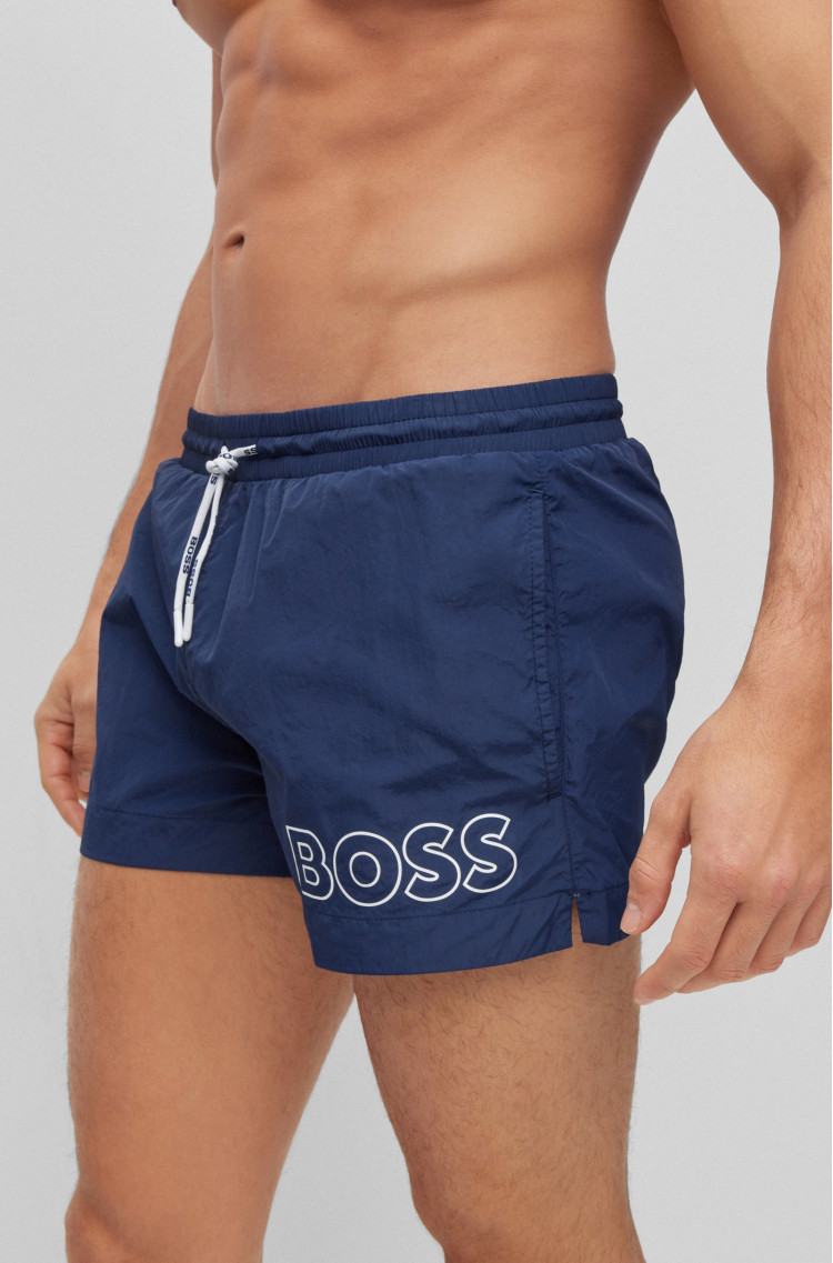 Шорти Slim fit для чоловіків (479463), колір Синій - №3