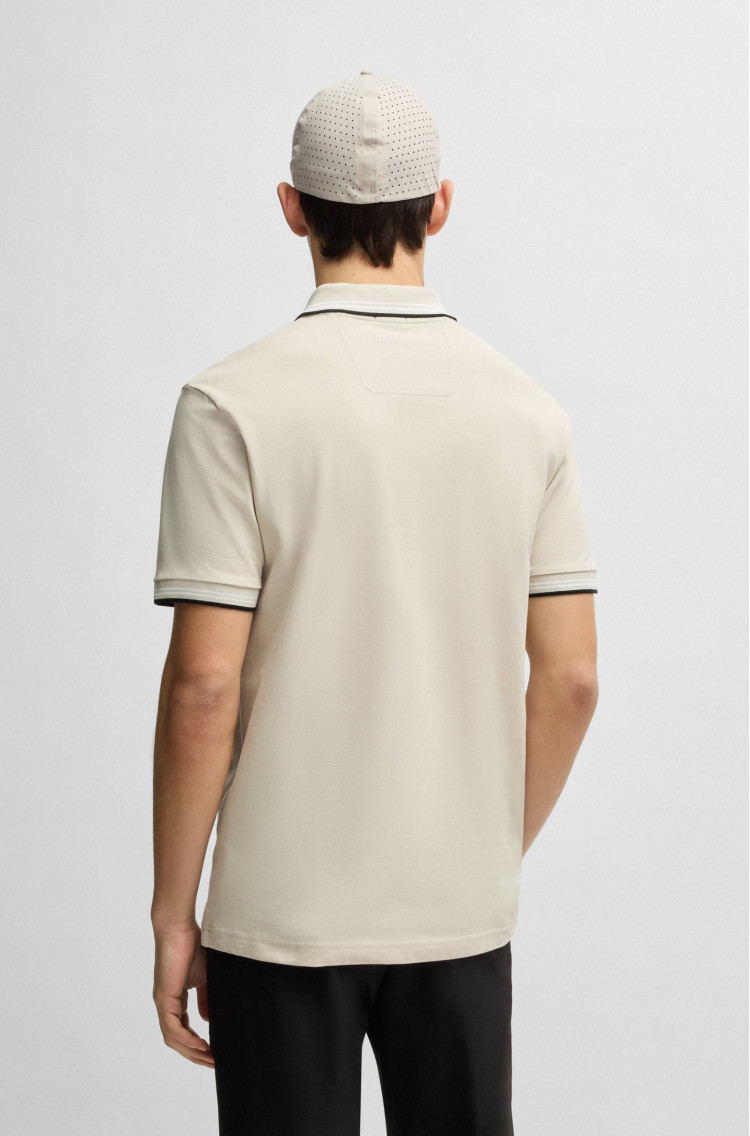 Поло Slim Fit для чоловіків (479485), колір Бежевий - №4