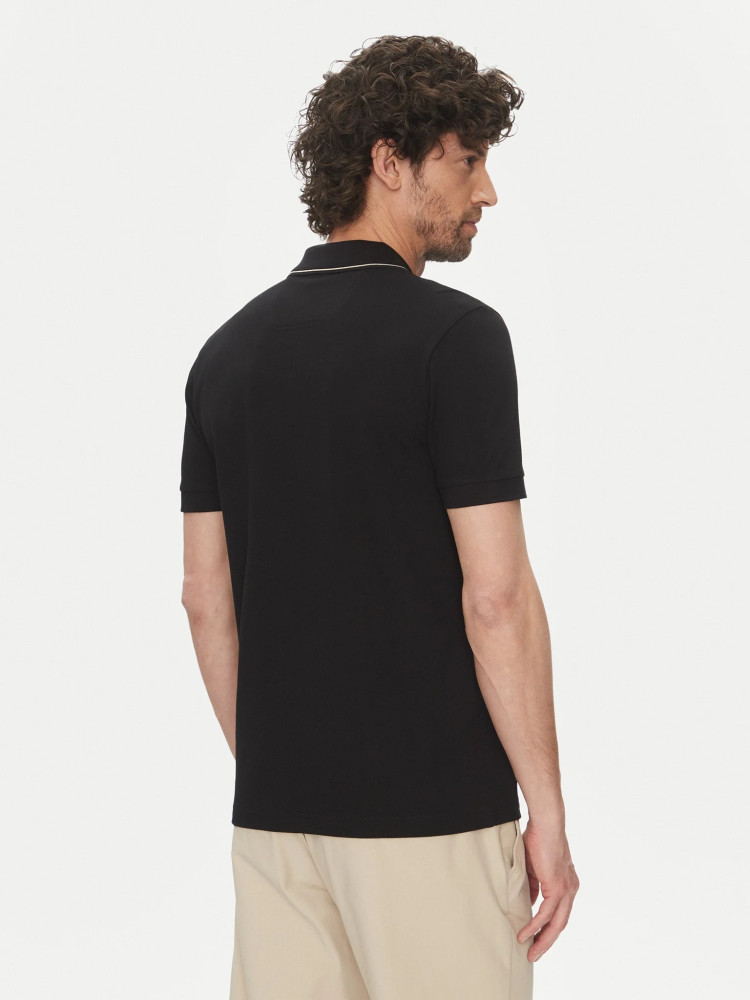 Поло Slim fit для мужчин (479488), цвет Черный - №4