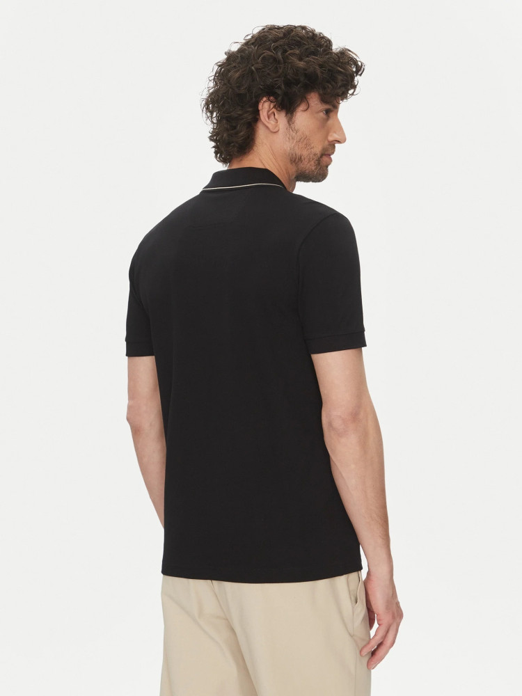 Поло Slim Fit для чоловіків (479488), колір Чорний - №4