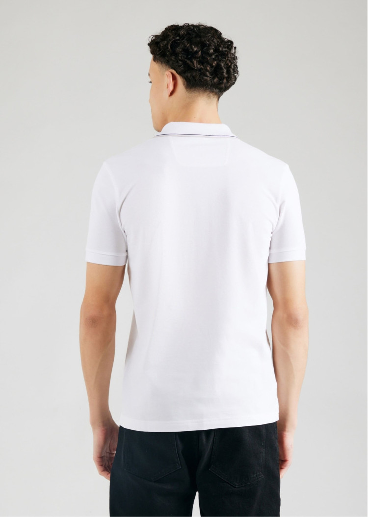 Поло Slim Fit для чоловіків (479489), колір Білий - №3