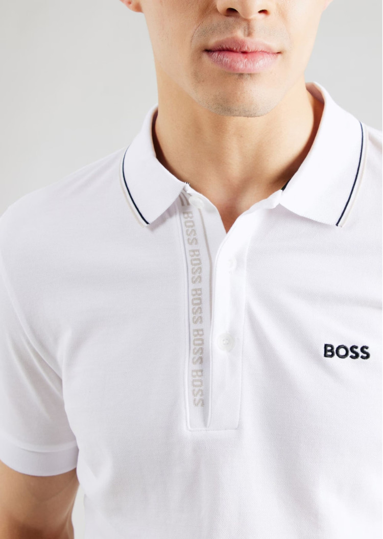 Поло Slim Fit для чоловіків (479489), колір Білий - №4