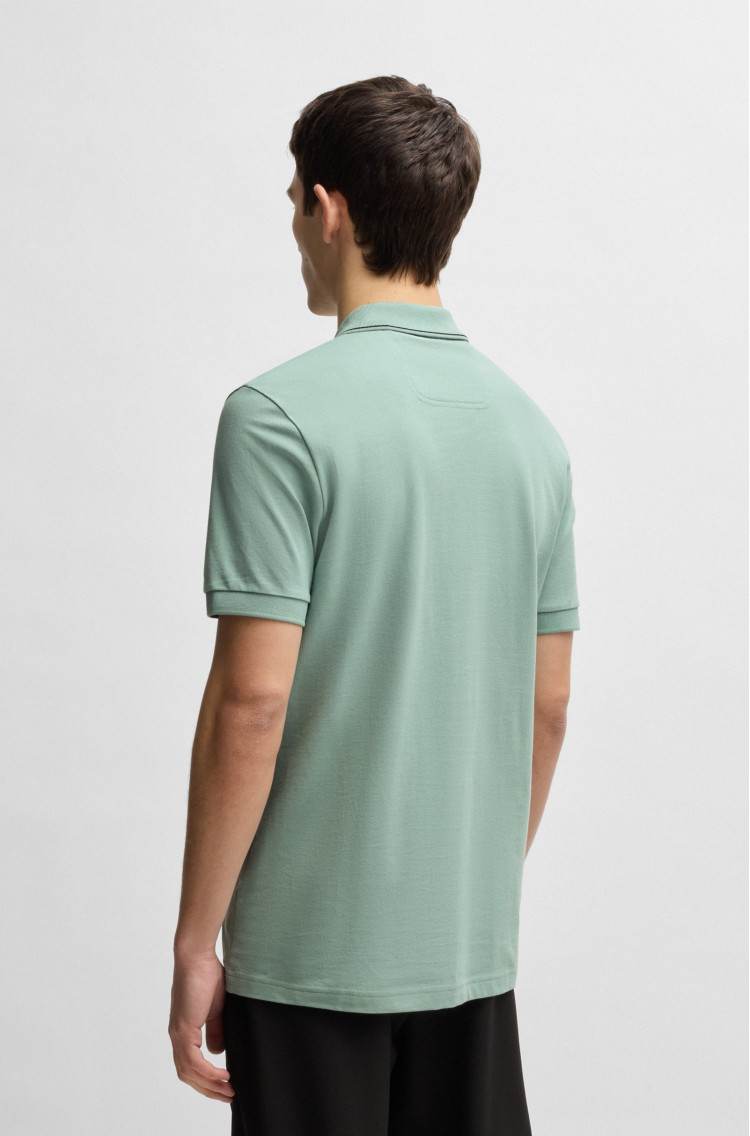 Поло Slim Fit для чоловіків (479490), колір Зелений - №4