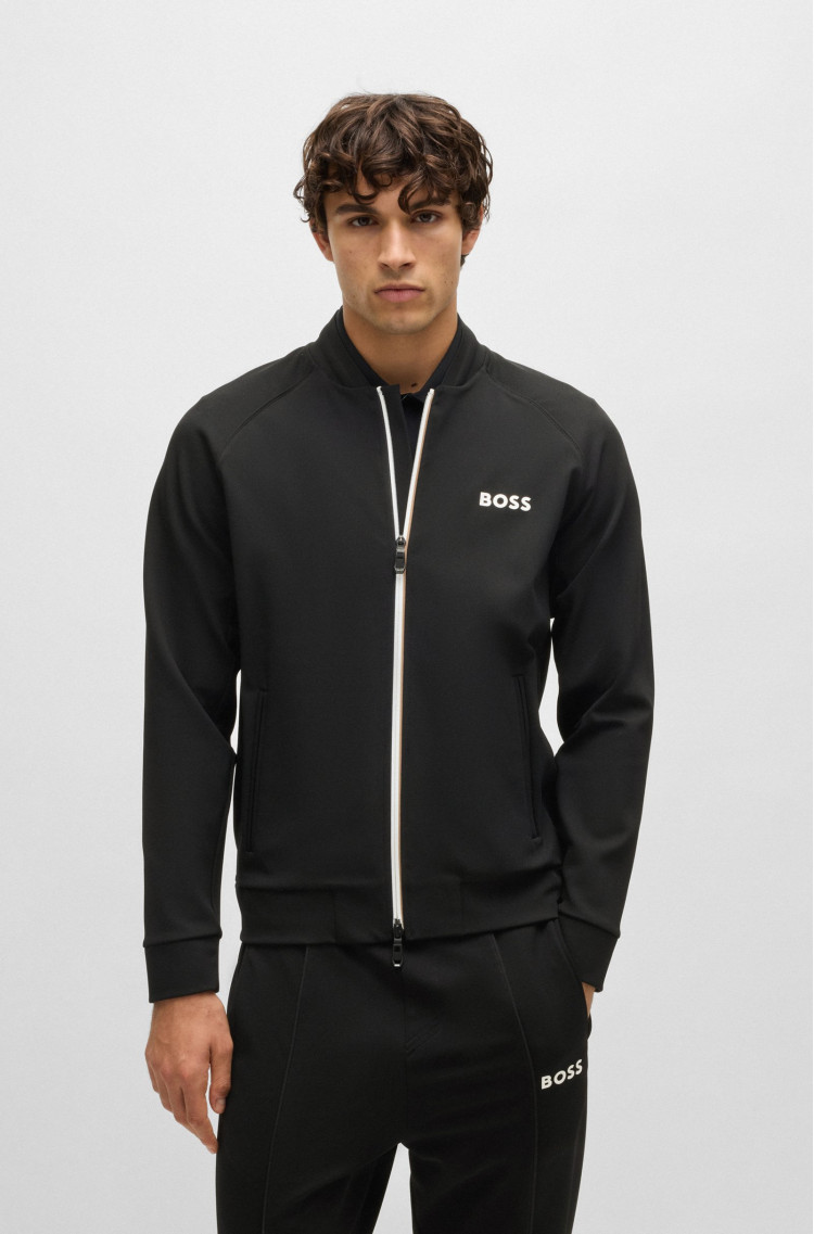 Спортивная кофта Regular fit для мужчин (479503), цвет Черный - №2