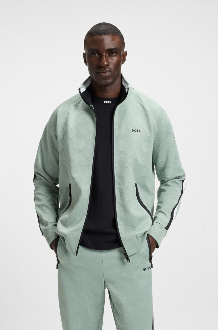 Спортивная кофта Relaxed Fit для мужчин (479520), цвет Зеленый - №2