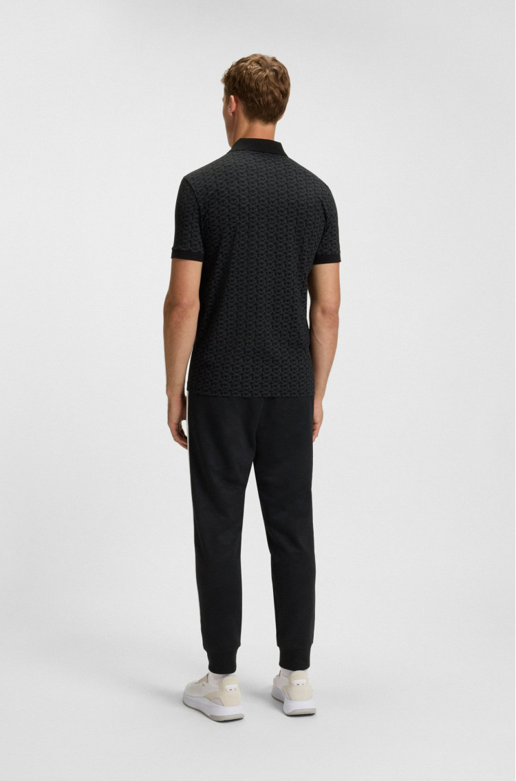Поло Regular fit для чоловіків (479541), колір Чорний - №4