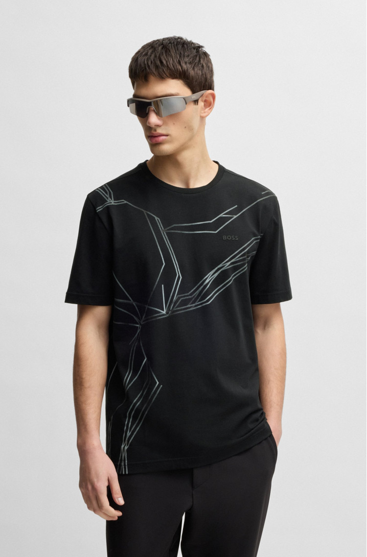 Футболка Regular fit для чоловіків (479543), колір Чорний - №2