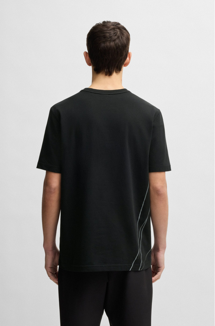 Футболка Regular fit для чоловіків (479543), колір Чорний - №4