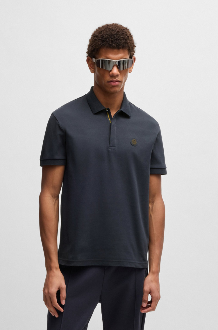 Поло Regular fit для чоловіків (479546), колір Синій - №2