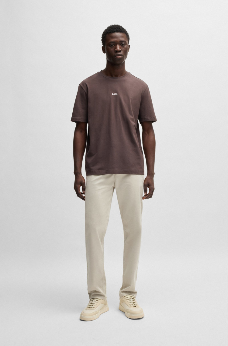 Брюки chinos Slim Fit Высокая для мужчин (479556), цвет Бежевый - №3