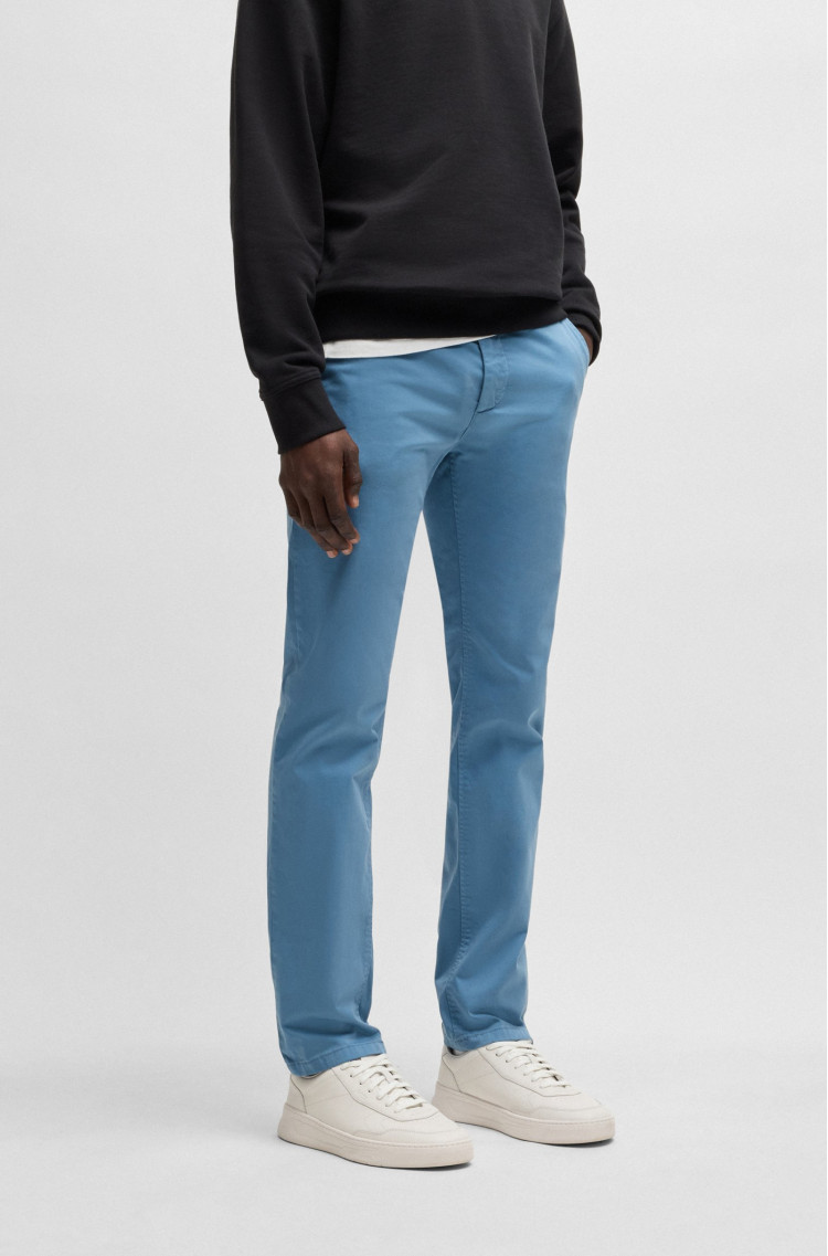 Брюки chinos Slim fit для мужчин (479557), цвет Синий - №2