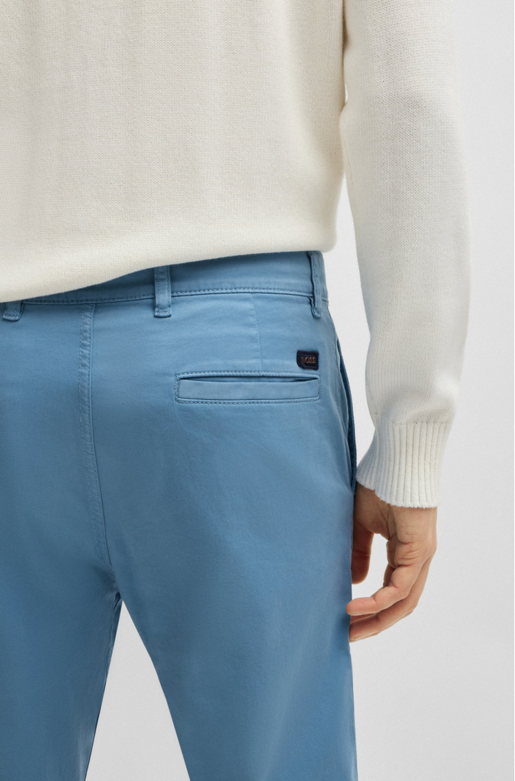 Брюки chinos Regular fit Средняя для мужчин (479559), цвет Синий - №5