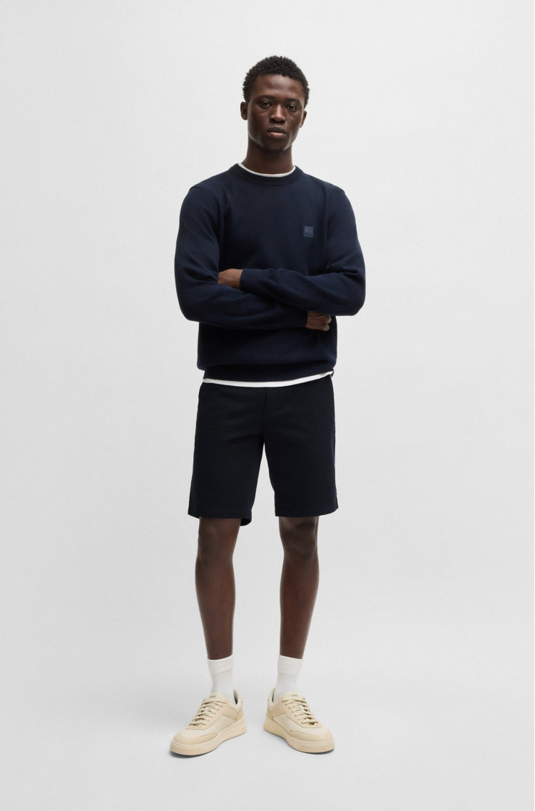 Шорти Slim fit для чоловіків (479563), колір Синій - №3