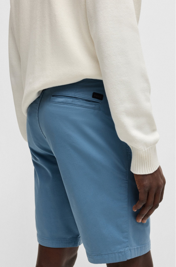 Шорти Slim fit для чоловіків (479564), колір Синій - №5