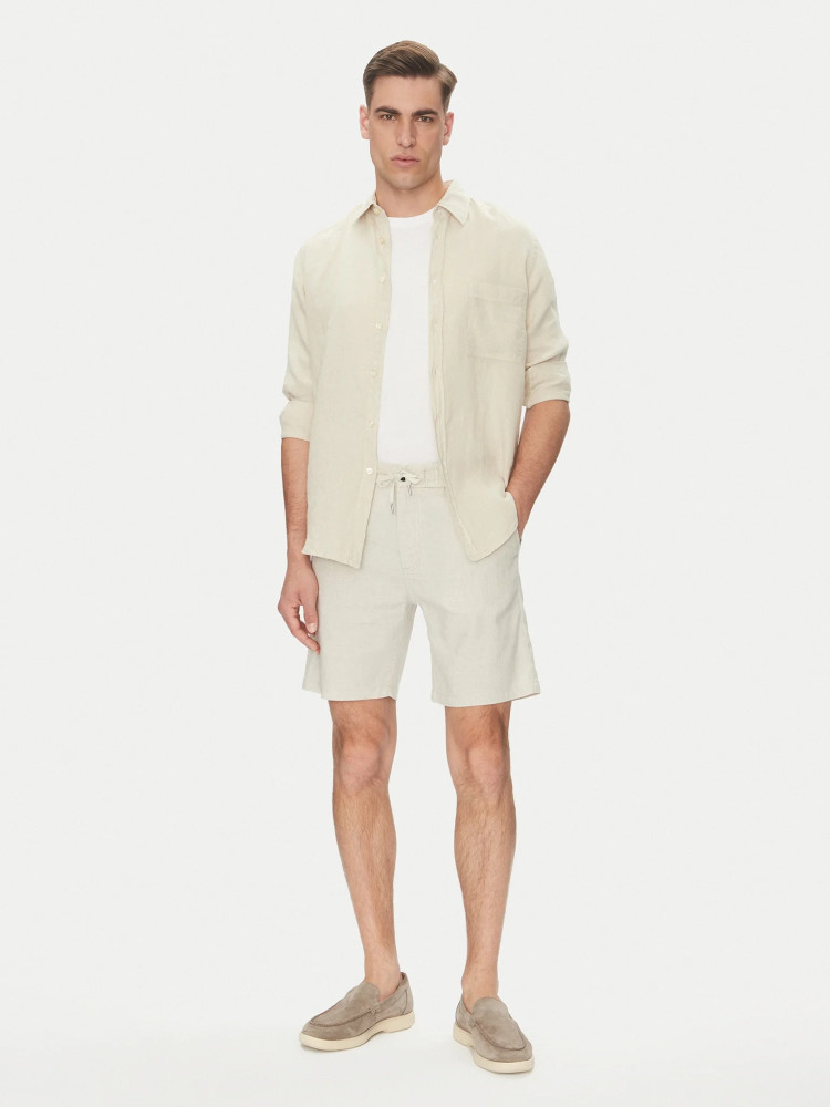 Шорти Slim fit для чоловіків (479568), колір Бежевий - №3