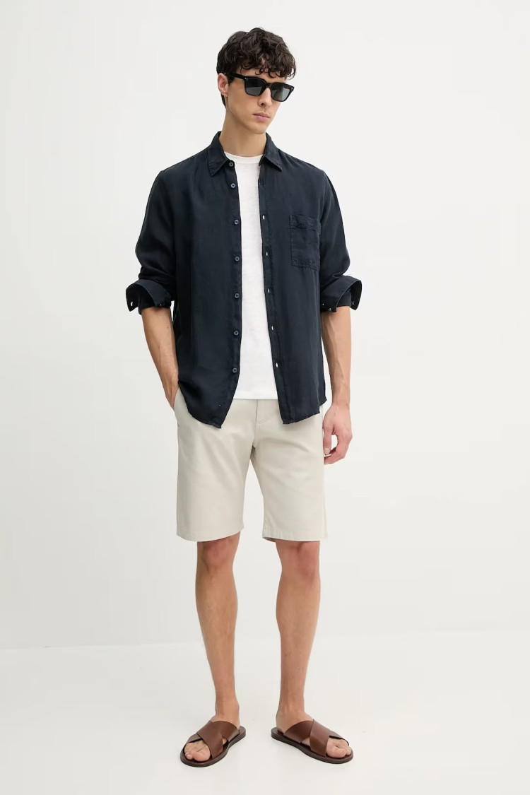Шорти Slim Fit для чоловіків (479570), колір Бежевий - №3